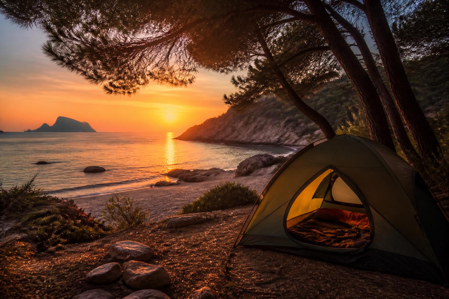 découvrez les meilleurs emplacements pour camper à ibiza, espagne, et profitez d'une expérience authentique et nature sur cette île paradisiaque.