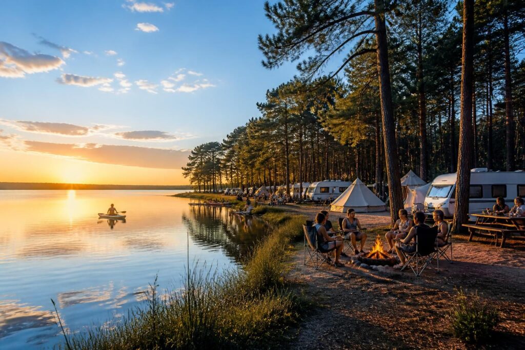 découvrez les meilleurs campings à biscarrosse lac pour un séjour inoubliable alliant nature et détente. profitez des paysages naturels, des activités en plein air et d’un cadre paisible pour vos vacances.