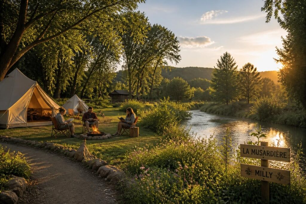 découvrez le camping la musardière à milly, un havre de paix idéal pour des escapades nature inoubliables. profitez d'un cadre serein et convivial pour un séjour ressourçant en pleine nature.