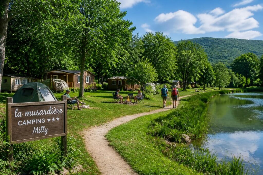 découvrez le camping la musardière à milly, un havre de paix idéal pour vos escapades nature. profitez d'un cadre tranquille et verdoyant pour vous ressourcer en famille ou entre amis.