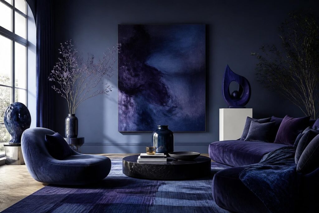 découvrez comment la couleur indigo, riche et profonde, inspire l'art et la décoration en apportant élégance et mystère à vos espaces.