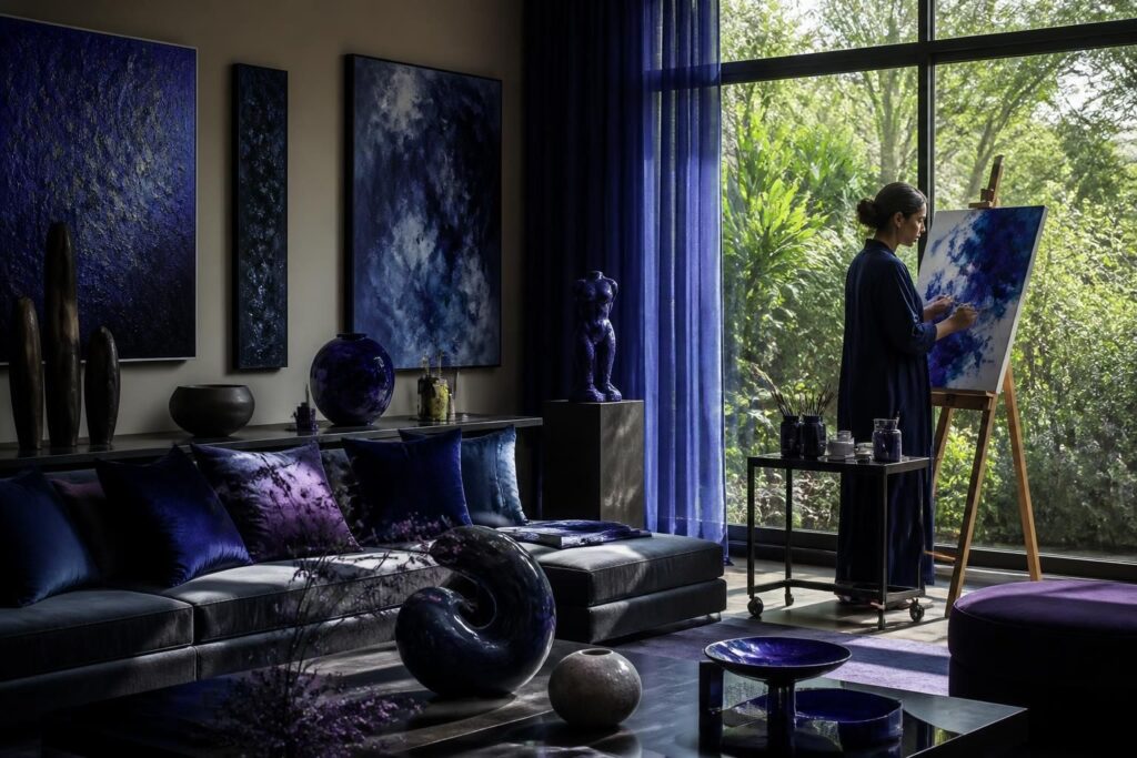 découvrez comment la couleur indigo, avec sa profondeur et son élégance, inspire artistes et décorateurs pour créer des œuvres et des espaces uniques et captivants.