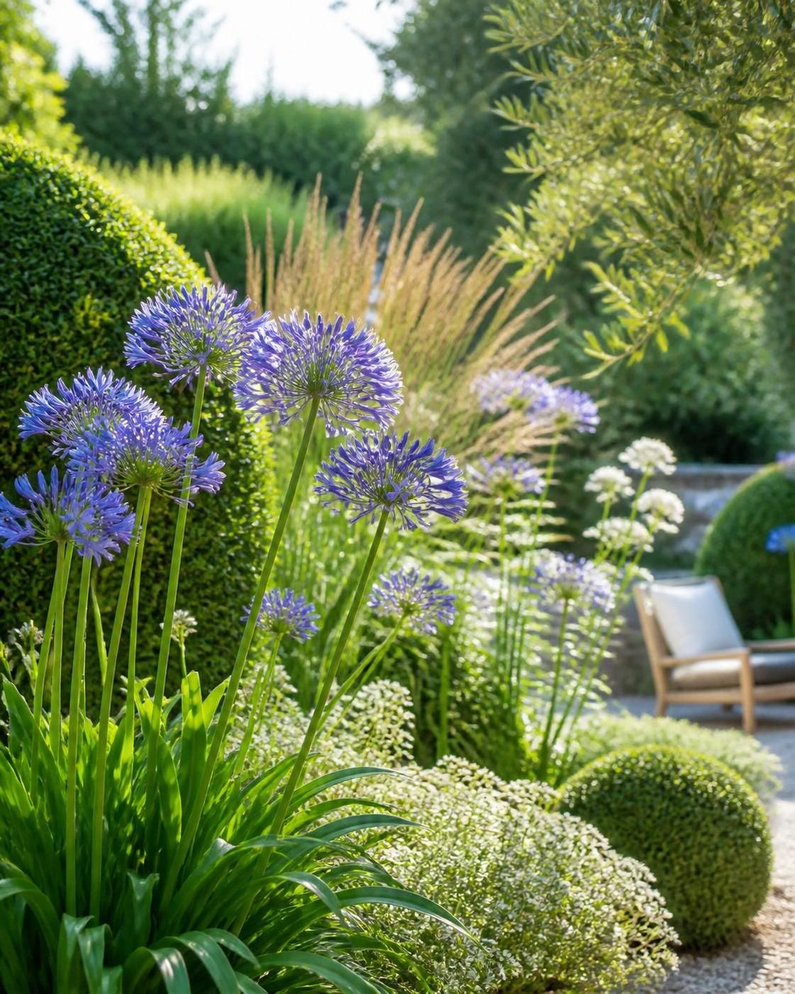 découvrez comment l'agapanthe peut sublimer votre jardin d'été facilement grâce à ses magnifiques fleurs bleues ou blanches, apportant élégance et couleur sans entretien compliqué.