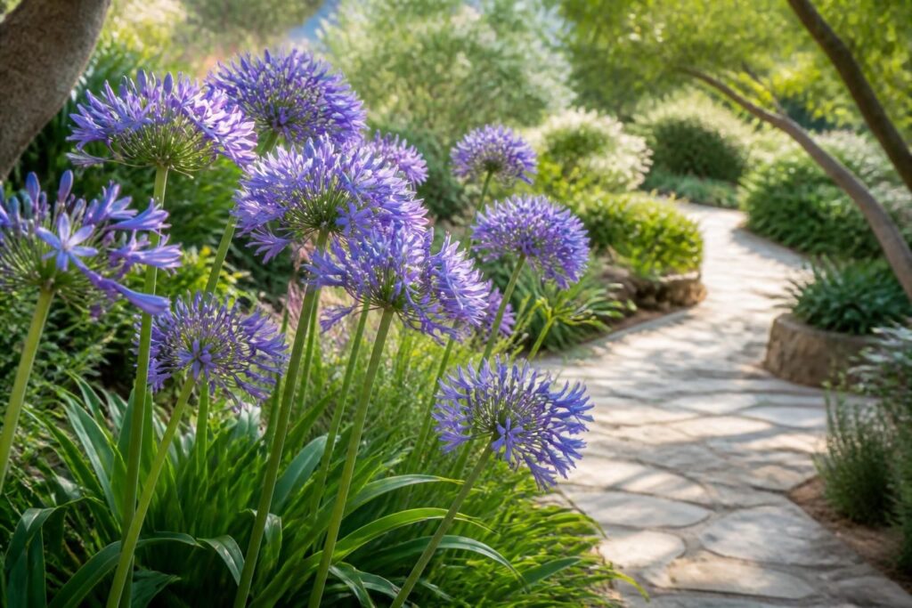 découvrez comment l'agapanthe peut sublimer votre jardin d'été facilement grâce à ses fleurs élégantes et sa croissance sans entretien.