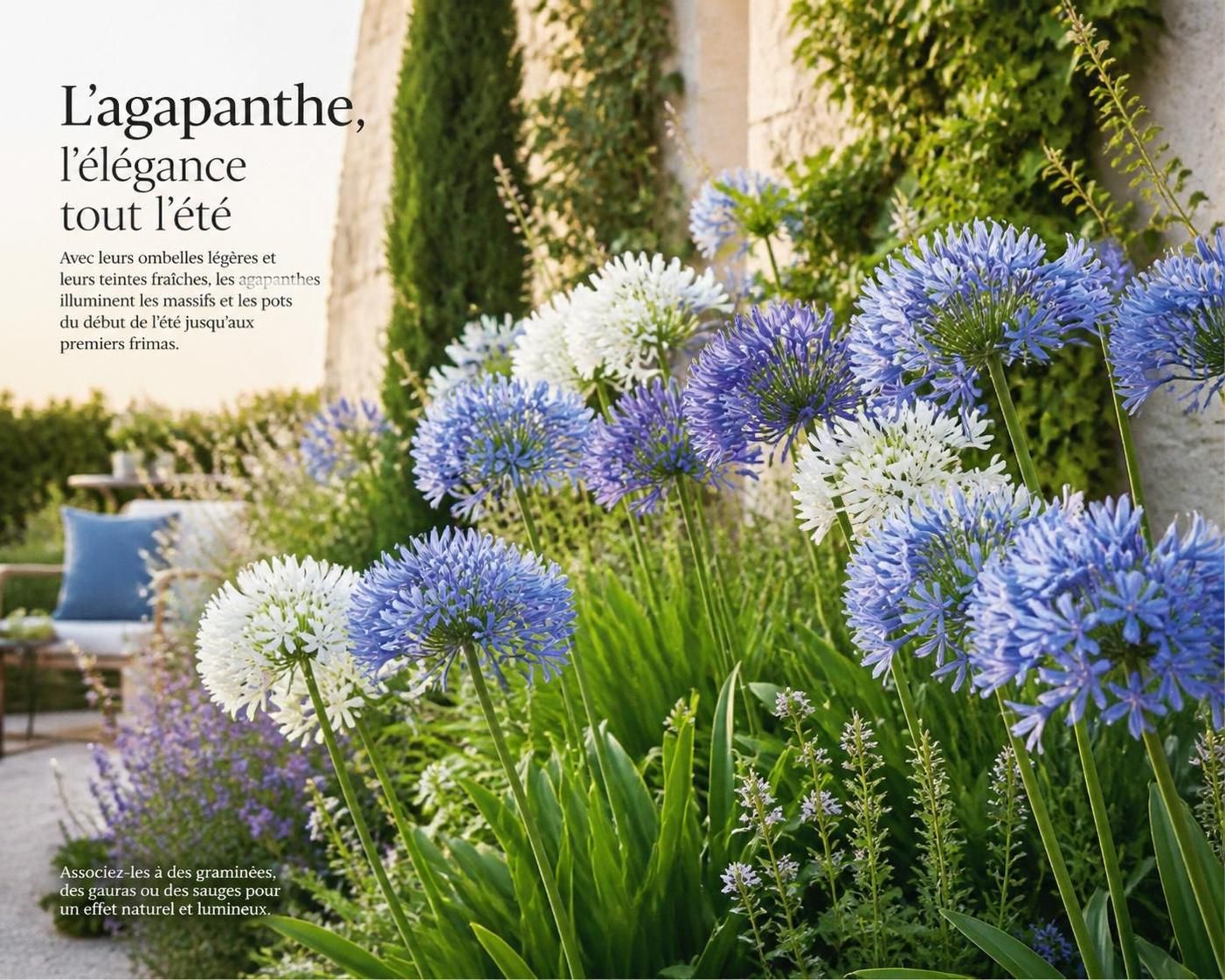 découvrez comment l'agapanthe peut sublimer votre jardin d'été facilement grâce à ses fleurs élégantes et sa croissance sans contraintes.