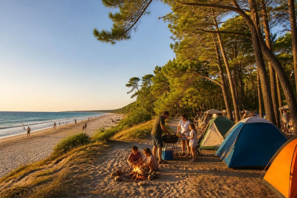 découvrez le camping mimizan la plage, un coin de paradis entre mer et forêt, idéal pour des vacances inoubliables en pleine nature au bord de l'océan.