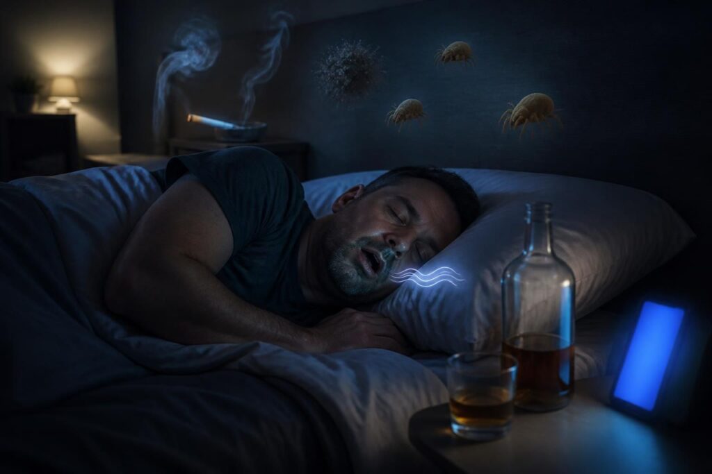 découvrez les causes surprenantes du ronflement qui affectent votre sommeil et apprenez comment les identifier pour mieux dormir.