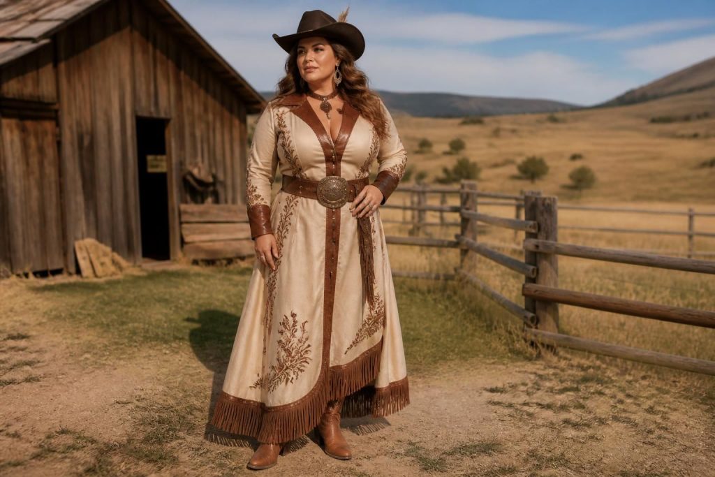 découvrez notre sélection de déguisements western pour femme, alliant style chic et confort, disponibles en grandes tailles. idées tendance à shopper pour vos soirées costumées.