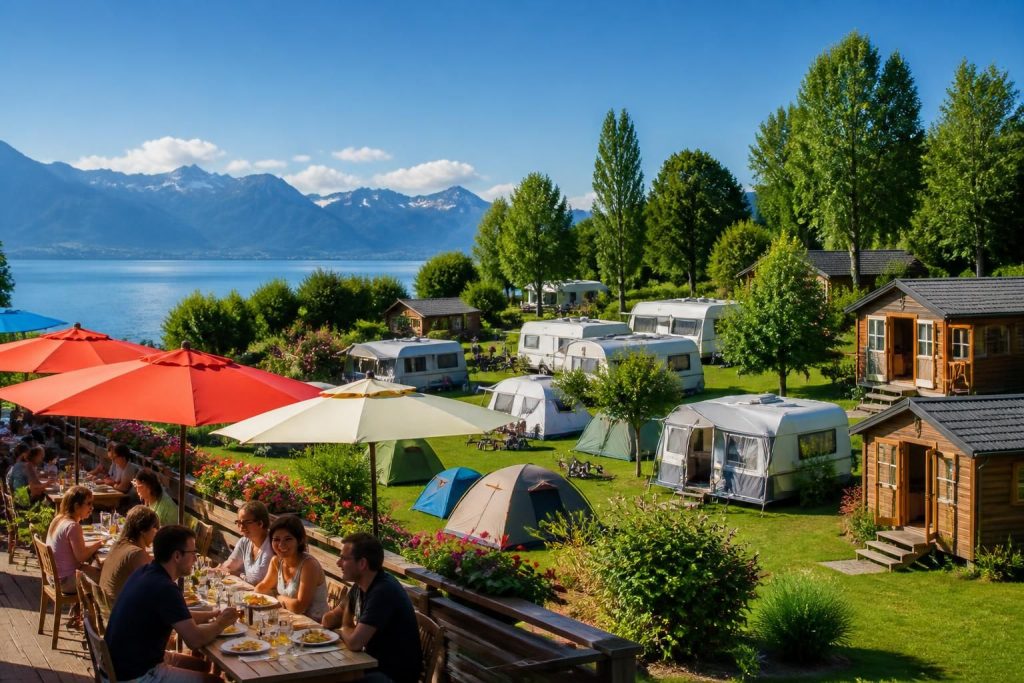 découvrez le camping du vidy à lausanne, avec son restaurant convivial, ses tarifs attractifs et une variété d’options d’hébergement pour un séjour agréable au bord du lac.