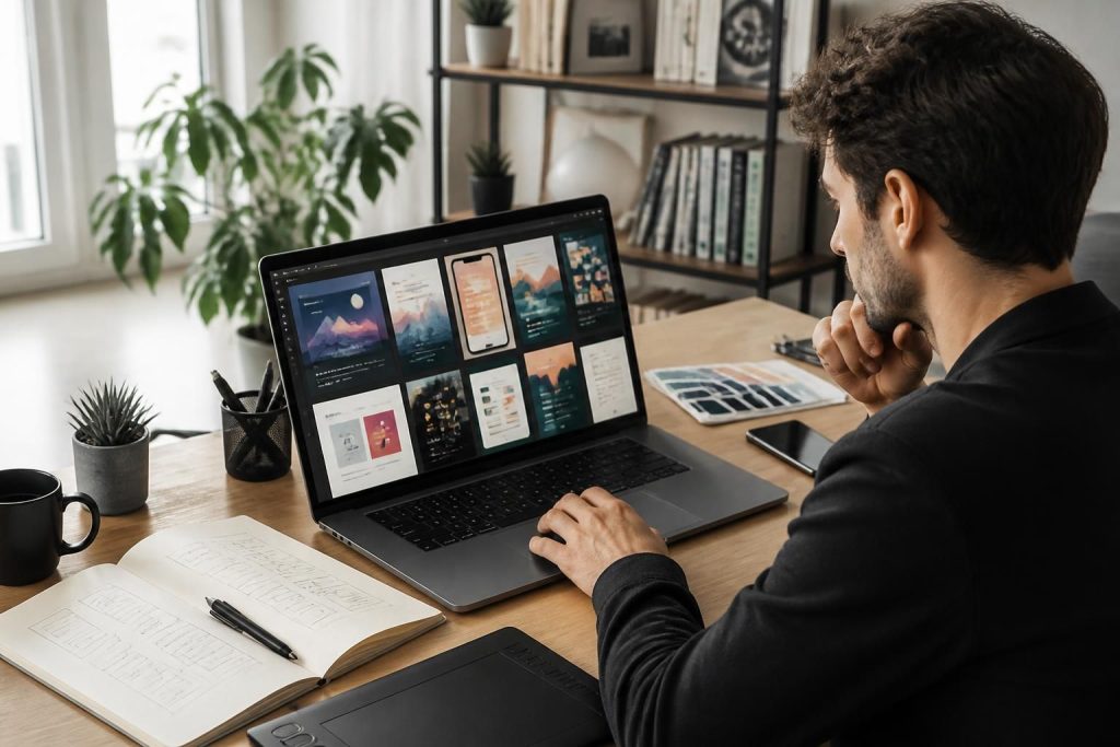 découvrez le rôle du designer web design et explorez le portfolio d’un créatif du web, alliant esthétique et fonctionnalité pour des expériences en ligne uniques.
