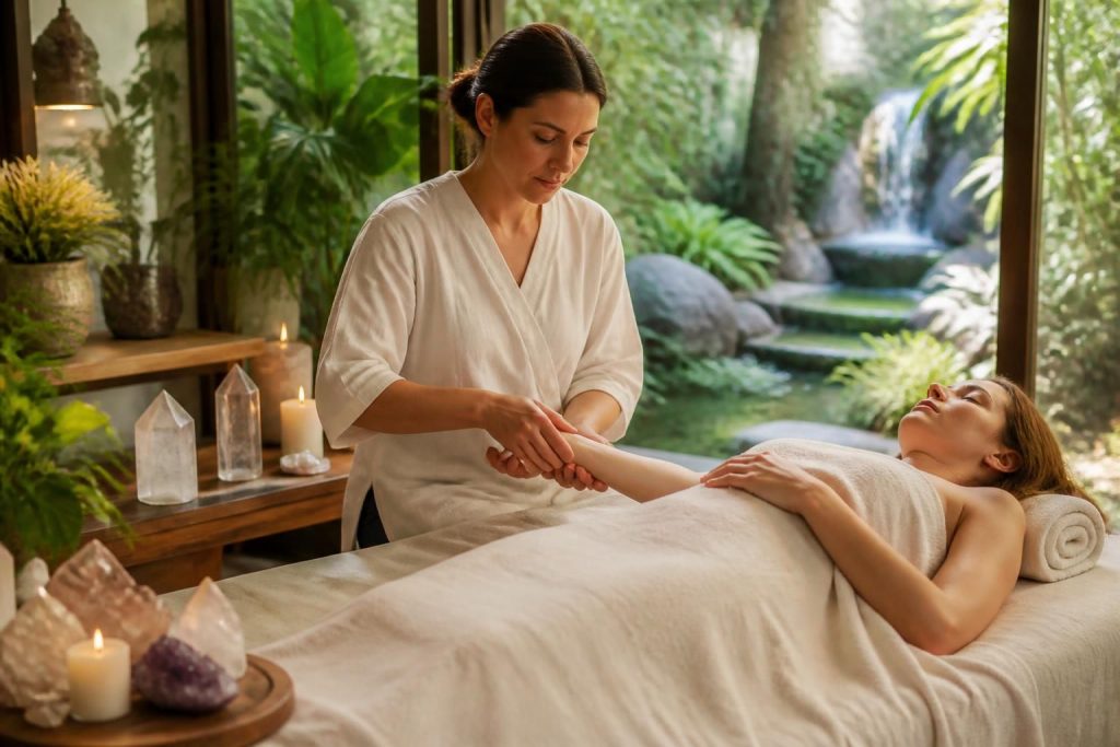 découvrez les bienfaits des massages énergétiques et profitez de formations spécialisées pour apprendre à mieux vous ressourcer et équilibrer votre énergie.