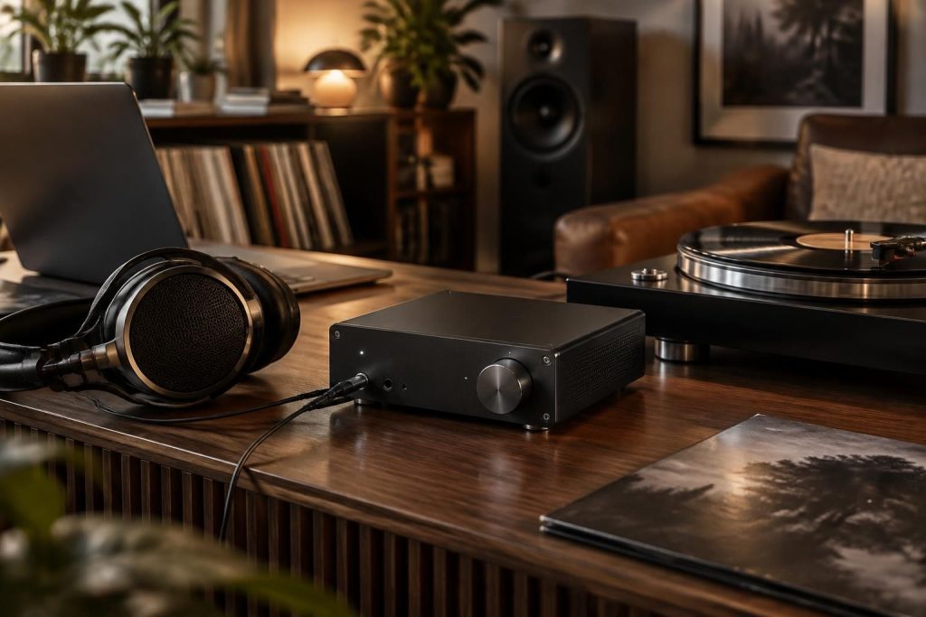 découvrez l’alpha design labs gt40a, un dac usb conçu pour révéler une qualité audio précise et détaillée lors de l’écoute de votre musique.
