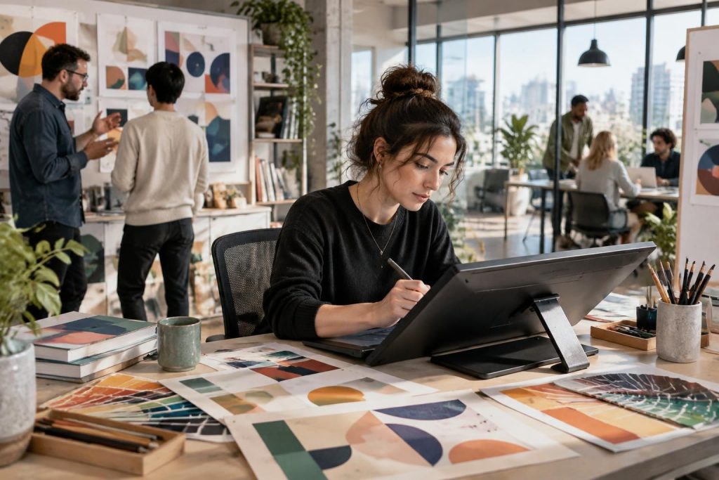 découvrez le métier de designer graphique, les formations pour y accéder et les perspectives d’emploi dans un secteur créatif en pleine évolution.