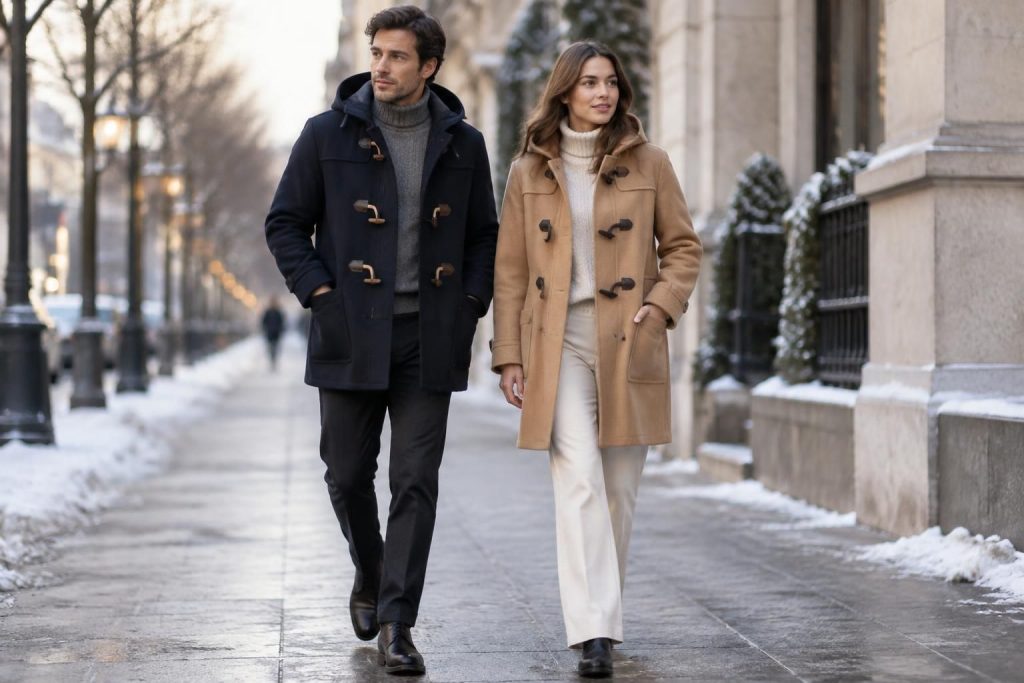 découvrez les modèles de duffle jacket pour homme et femme : coupes, styles et conseils pour adopter cette pièce intemporelle.