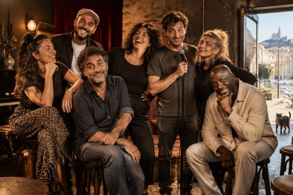 découvrez les humoristes marseillais qui font rire la france : portraits, parcours et univers des talents comiques de marseille.