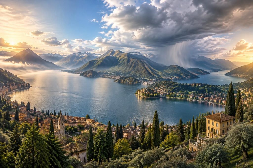 consultez les prévisions météo détaillées sur 10 jours pour les lacs italiens : températures, pluie, vent et conditions idéales pour votre séjour.
