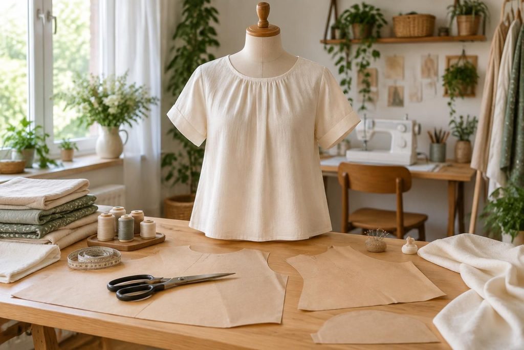 découvrez des patrons gratuits de blouse pour femme, avec des modèles simples à télécharger et à coudre, même si vous débutez.